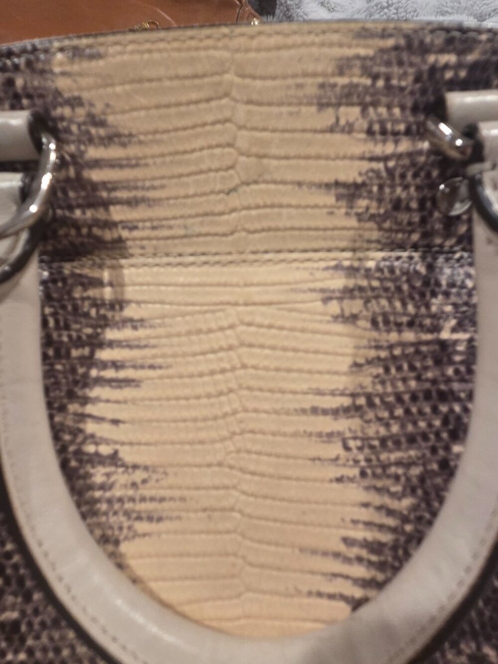 Coach Mini Sierra Satchel - snakeskin embossed leather - Picture 7 of 9